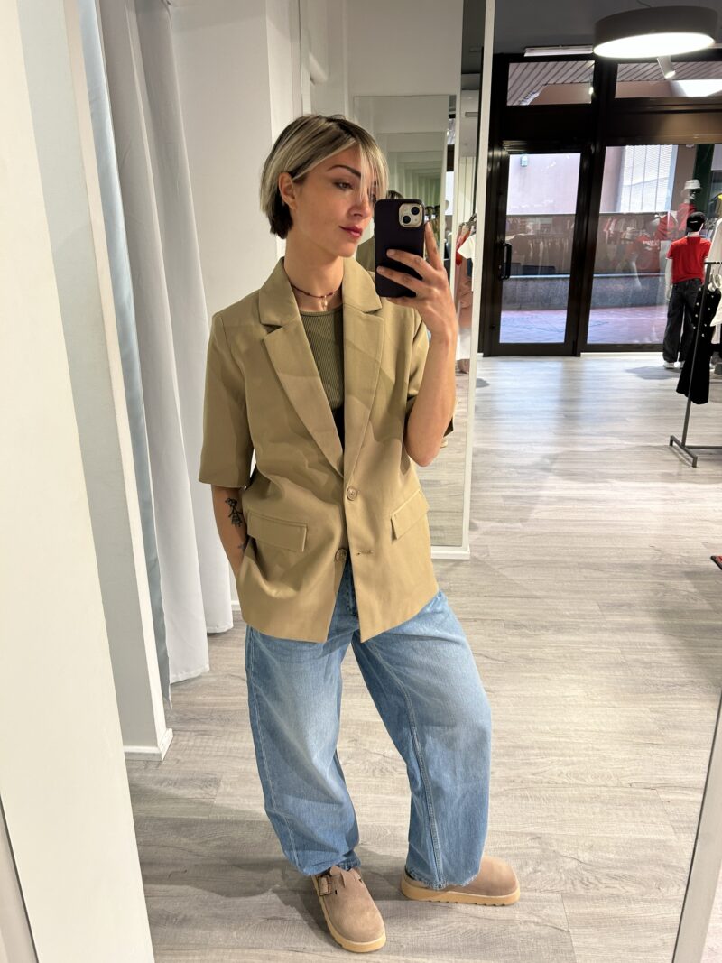 Blazer manica corta